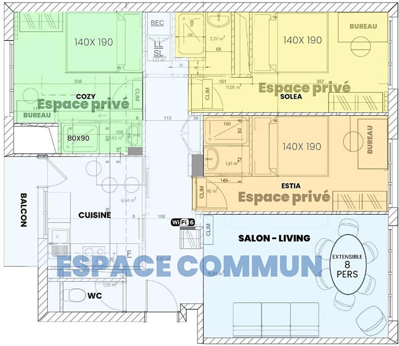 Apartment Sublime 3 Showers Colombes (Hauts-de-Seine)